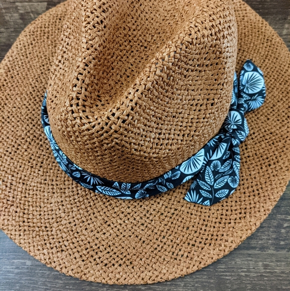 NWT Loft Straw Fedora Hat - Picture 1 of 7